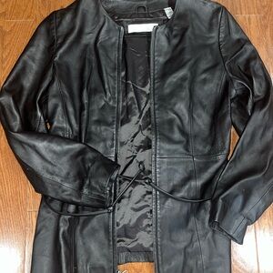 Valerie Stevens Black Leather Jacket
